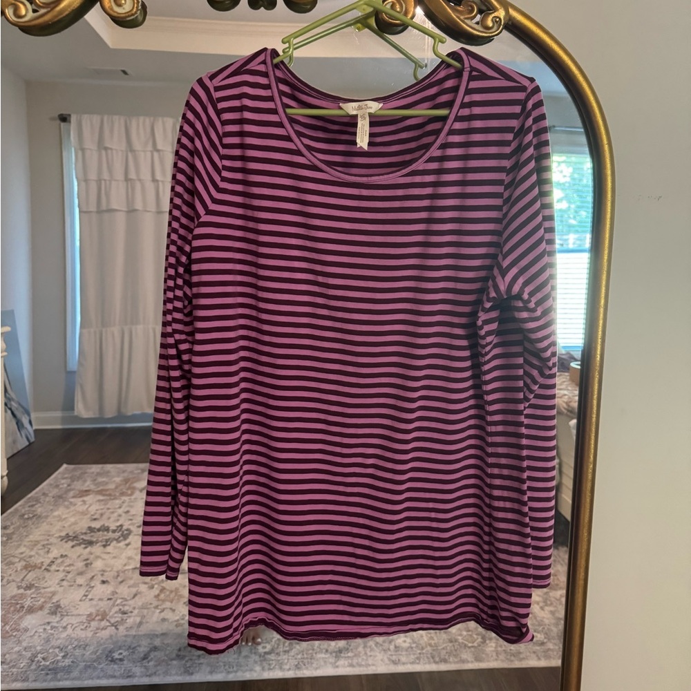 Matilda Jane striped top- size XXL.